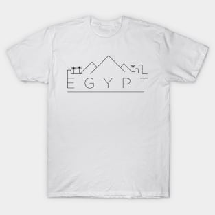 Egypt Minimal Skyline T-Shirt